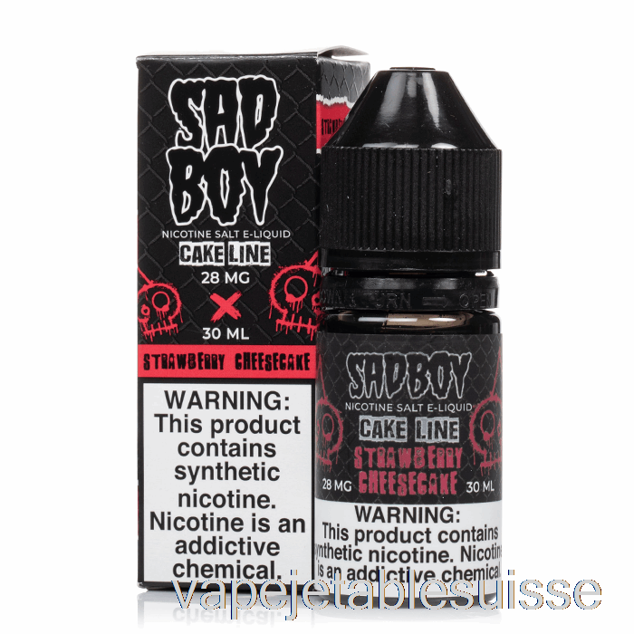 Cheesecake Aux Fraises Vape Suisse - Sels De Sadboy - 30ml 48mg